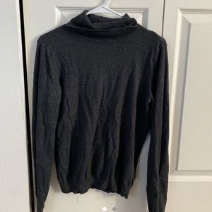 Gray turtle neck sweater